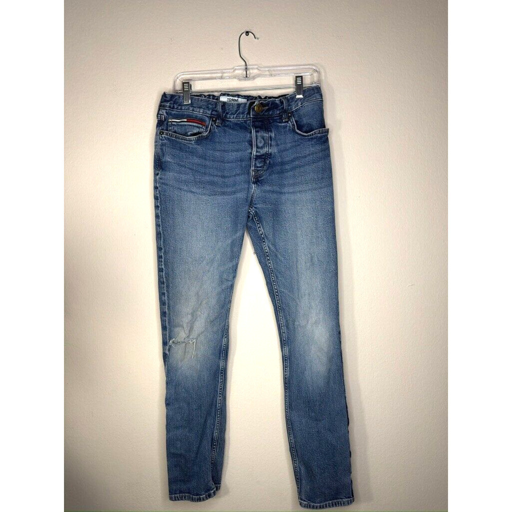 Tommy Hilfiger Y2K Adaptive Jeans Unisex 31x31 Stretch Straight Magnet Closure